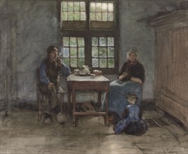Interior, Larens, 1848-1888. Creator: Anton Mauve.