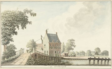 De Voetangel Inn on the Utrecht canal, 1782. Creator: Hendrik Tavenier.