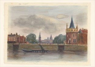 View of the Schreierstoren in Amsterdam, 1873-1938. Creator: Herman Eduard Knaake.