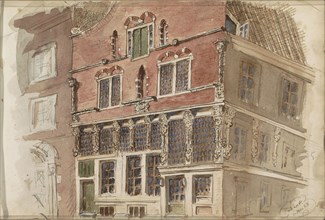 Seventeenth-century facade, 1863. Creator: Isaac Gosschalk.