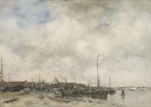 View of a city, 1882. Creator: Jacob Henricus Maris.