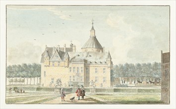 The castle in Anholt, 1737. Creator: Jan de Beyer.