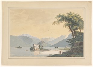 View of the Isola Madre in the Lago Maggiore, 1828. Creator: Johannes Josephus Aarts.