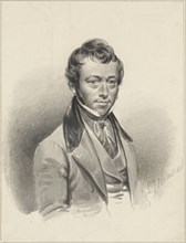 Self -portrait of Lambertus Johannes Hansen, 1840. Creator: Lambertus Johannes Hansen.