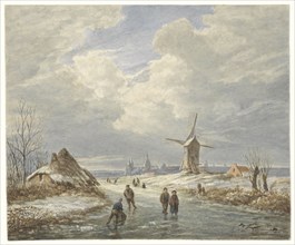 Winter view, 1849-1917. Creator: Matthijs Maris.