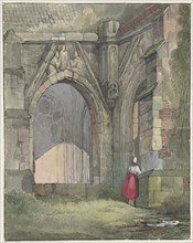 Church door, 1822-1880. Creator: Reinier Craeyvanger.