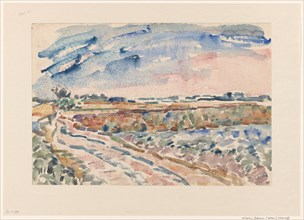 Road through landscape, 1873-1932. Creator: Willem Steenhoff.