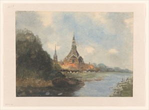 View of the Leidschendam church, c.1800-c.1900. Creator: Cornelis de Zeeu.