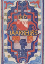 Design for a poster for the Jaarbeurs in Utrecht in 1917, 1874-1917. Creator: Carel Adolph Lion Cachet.