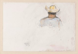 Figure study of a man in a hat, 1902. Creator: Carel Nicolaas Storm.