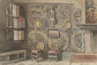 Interior of the old Brouwershuis in Antwerp, 1846-1905. Creator: Hendrik Adriaan Christiaan Dekker.