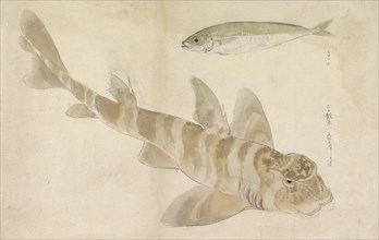Two fish: gurnard and herring, 1836. Creator: Ishikawa Kazan.