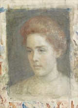 Portrait of Miss Wiedenbruggen, 1874-1925. Creator: Jan Veth.
