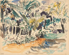 Landscape with palms, 1886-1947. Creator: Pierre Jean Apol.