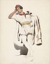 Standing young man, 1825-1873. Creator: Pierre Louis Dubourcq.