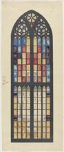 Design for window in the South Transept of the Dom in Utrecht, 1878-1938. Creator: Richard Roland Holst.