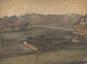 View at the Oosterpark in Amsterdam, 1870-1923. Creator: Willem Witsen.