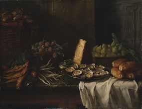 Breakfast Piece with Oysters, 1729. Creator: Alexandre François Desportes.