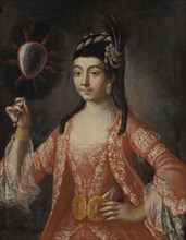 Elisabeth Palm (1756-1786), married Schön, 1768. Creator: Anders Eklund.
