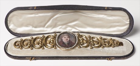 Case for a Bracelet with a Portrait Miniature, 1841. Creator: Anders Lundquist.