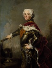 Portrait of Frederick II of Prussia (1712-1786), 18th century. Creator: Antoine Pesne.