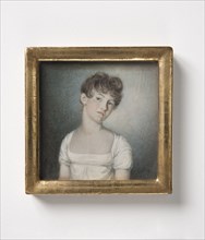 Elisabeth Louise Schneijtz (1767-1851) m. 1) Sagnür, 2) Terrade, late 18th-early 19th century. Creator: Johann Carl Frederik Viertel.