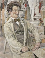 Carl Eldh, 1873-1954, artist, 1924. Creator: Carl Wilhelmson.