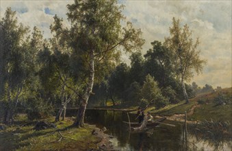 Fishing, 1879. Creator: Johan Edvard Bergh.