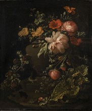 Flowers, Lizards and Insects, late 17th-early 18th century. Creator: Elias Van Den Broeck.