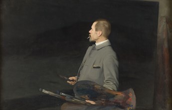 Edvard Rosenberg, the Artist, 1901. Creator: Emil Österman.
