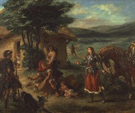 Erminia and the Shepherds, 1859. Creator: Eugene Delacroix.