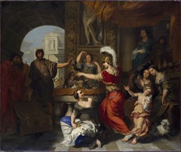 Achilles recognized by Ulysses at the Court of Lycomedes, late 17th-early 18th century. Creator: Gerard de Lairesse.