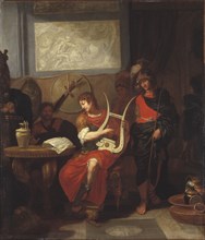 Achilles Playing the Lyre before Patrocles, between c.1675 and c.1680. Creator: Gerard de Lairesse.