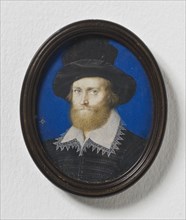 Admiral George Clifford (1558-1605), 3rd Earl of Cumberland, c1600. Creator: Isaac Oliver I.