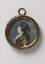 Agathe-Francoise Bonvallet, the artist's wife, 1793. Creator: Jacques Antoine Lemoine.