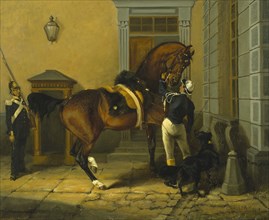 Gentleman, the Favourite Horse of King Carl XV of Sweden, 1854. Creator: Johann Georg Arsenius.