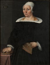 Barbara (Barbro) Cassiopæa (1610-1679), married to contract provost Olaus Christophori..., 1954. Creator: Johan I Aureller.