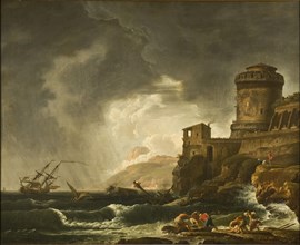 A Shipwreck, 1750s. Creator: Johan Sevenbom.