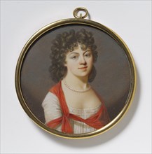 Fredrica Charlotta (Lolotte) Forsberg, 1766-1840, married Stenbock, Countess, lady in waiting, 1799. Creator: Giovanni Domenico Bossi.