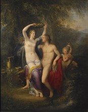Bacchus and Ariadne, late 18th century. Creator: Jonas Akerstrom.