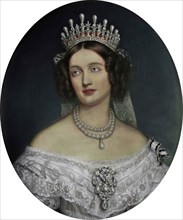 Elizabeth (1801-1873), Queen of Prussia, born Princess of Bavaria, early-mid 19th century. Creator: Joseph Karl Stieler.