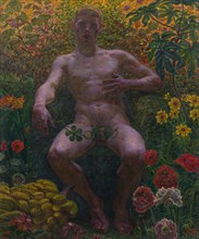 Adam in Paradise, 1914. Creator: Kristian Zahrtmann.