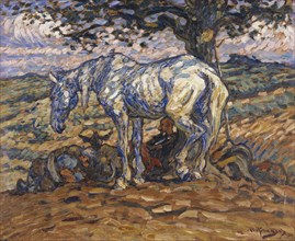 Don Quihote's Horse Rosinante, 1911. Creator: Nils Kreuger.