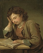 A Boy Reading, 1758. Creator: Per Krafft the Elder.