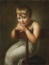 Carolina Mandorff, 1799-1874, married Wester, as a child, 1806. Creator: Per Krafft the Younger.