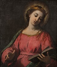 Female Saint, late 16th-early 17th century. Creator: Scarsellino.