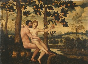 Adam and Eve, c1500. Creator: Unknown.