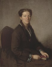 Mrs. Anna Wallenberg, 1838-1910, nee von Sydow, 1870. Creator: Uno Troili.