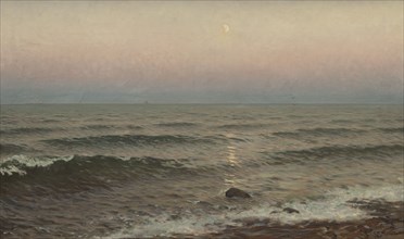 Evening by the Shore. Motif from Oxelösund, 1897. Creator: Carl Wilhelm Jaensson.