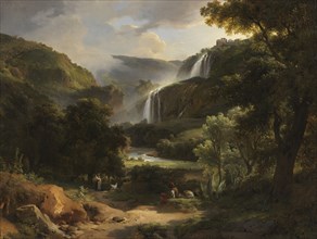 Marble Falls at Terni, Italy, 1820. Creator: Achille Etna Michallon.